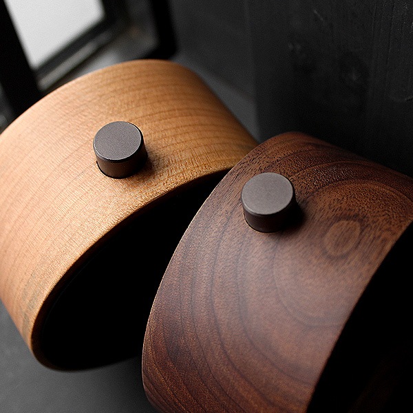 【生産終了】■「ANALOG ALARM CLOCK NIGHT LIGHT」アラーム付き木製置時計