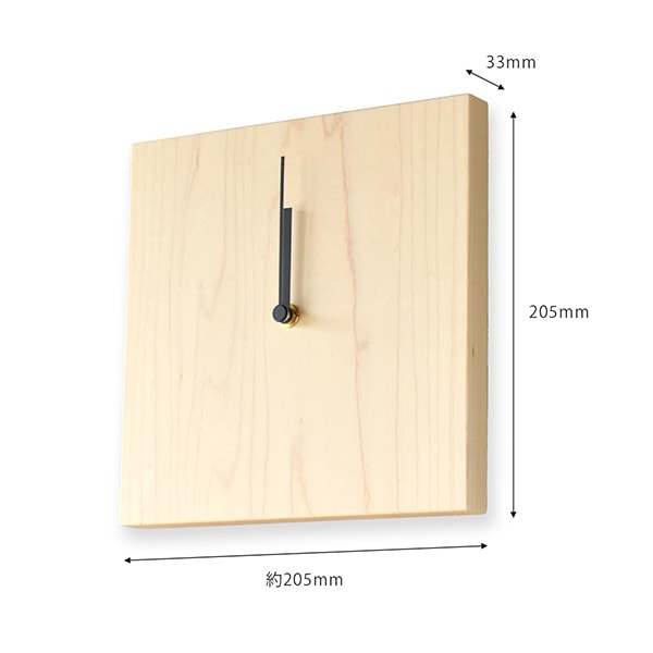 【刻印代込】「Canvas Clock」自由にデザインできる自分だけの木製時計/Hacoaブランド