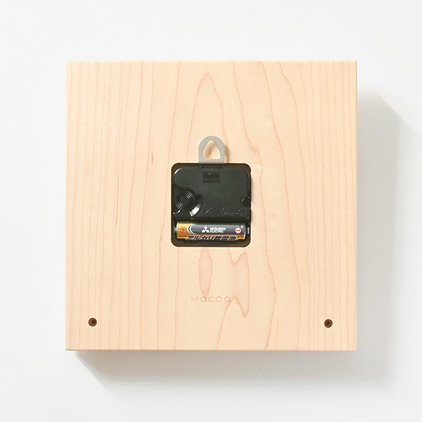 【刻印代込】「Canvas Clock」自由にデザインできる自分だけの木製時計/Hacoaブランド