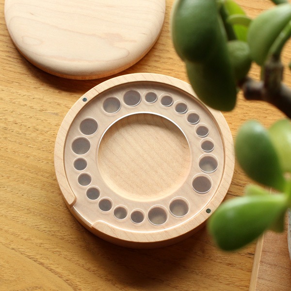 「Baby Teeth Box」名入れができる木製乳歯ケース/出産祝い・ベビーギフト・入学祝い