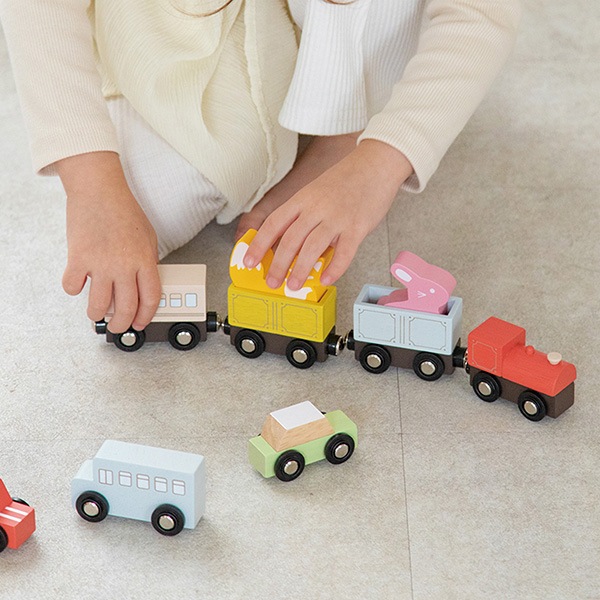 【名入代込】「ゆうぐれジャーニー」木のおもちゃ/GENI（ジェニ）/誕生日プレゼント/出産祝い