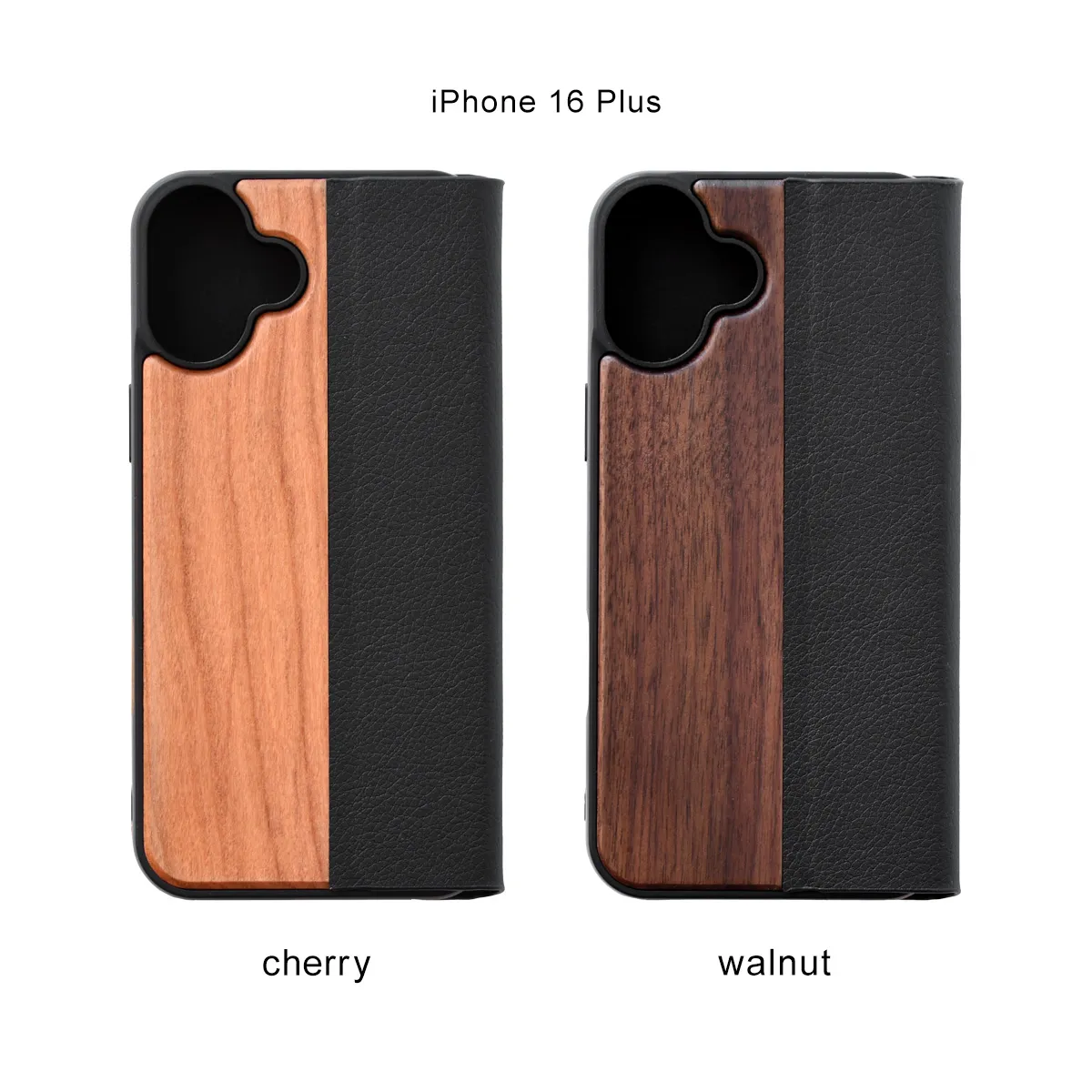 □【16】「iPhone 16/16e/16Plus/16Pro/16ProMax FLIPCASE」木目が