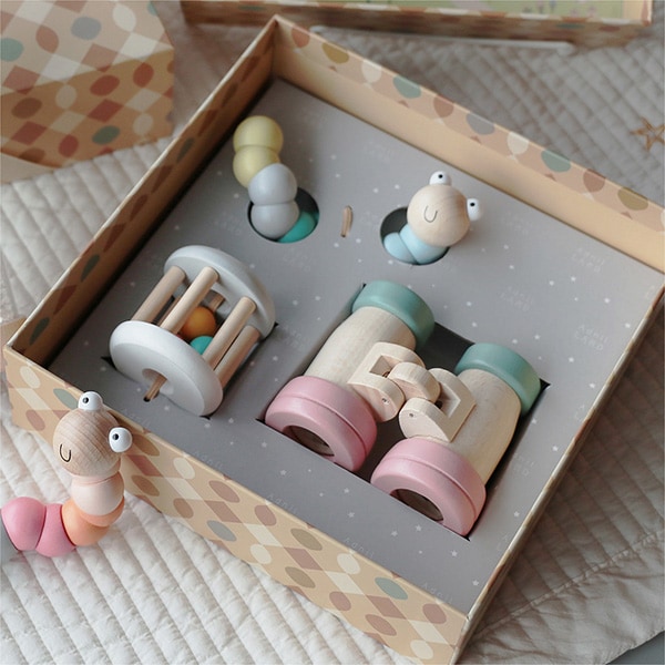 【名入代込】「MEMENTO SMILE」木のおもちゃ/Adnil LAND(アドニルランド)/誕生日プレゼント/出産祝い