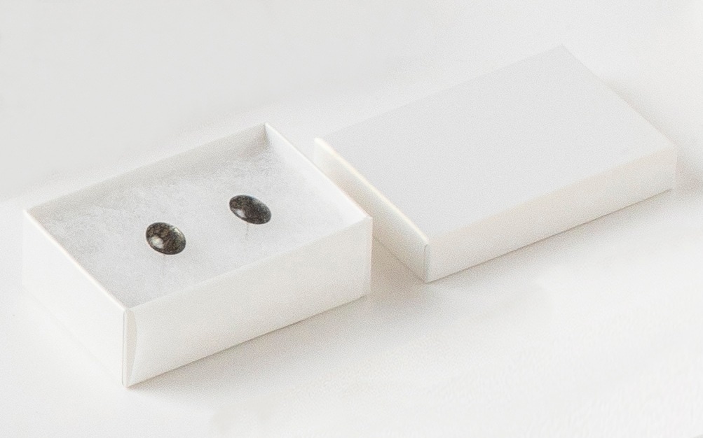 ジュエリー用 フェザーオリジナルBOX（紙替え・箔押し・リピート）【7302F】（1セット300個入）