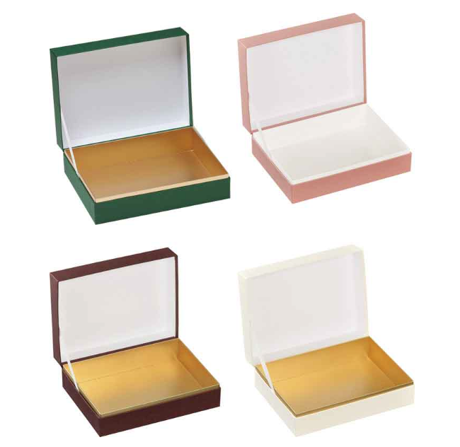 焼き菓子用オリジナルギフト箱 ヒンジ型【M】（1セット120個入～）