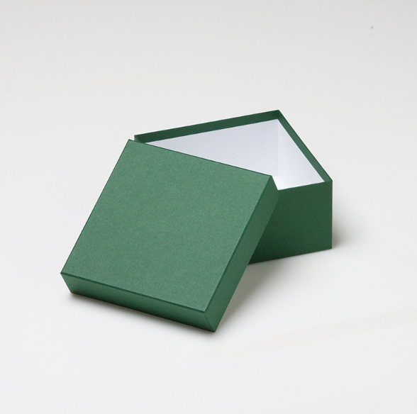 焼き菓子用 正方形フェザーオリジナルギフトケース【M】（1セット100個入～）