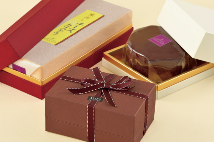 カステラ用 コンビB オリジナルギフトケース 【半斤用】 （1セット100個入～）