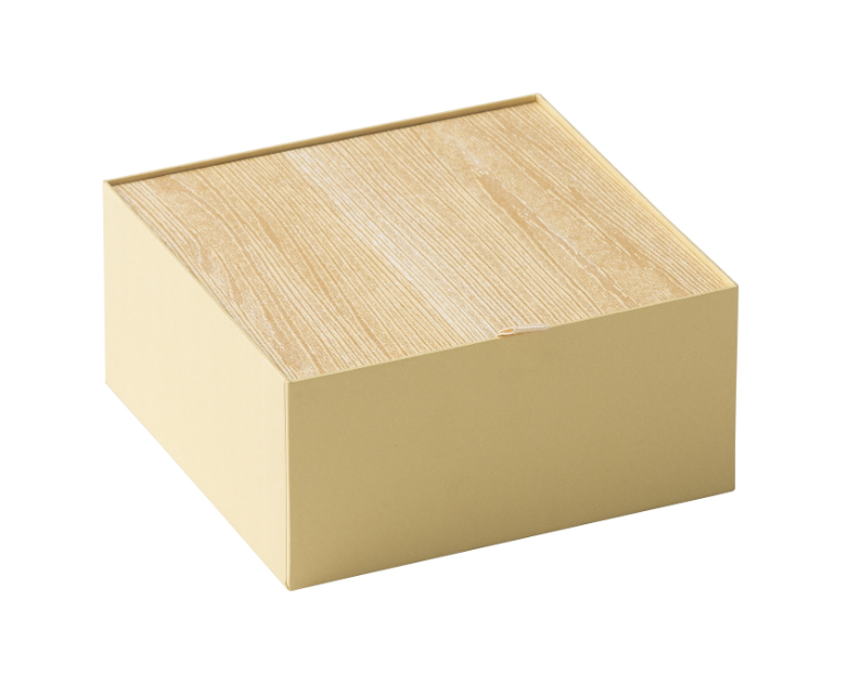 焼き菓子用 ウッド のせ蓋 オリジナルBOX ホールケーキ4寸サイズ（1セット300個入）