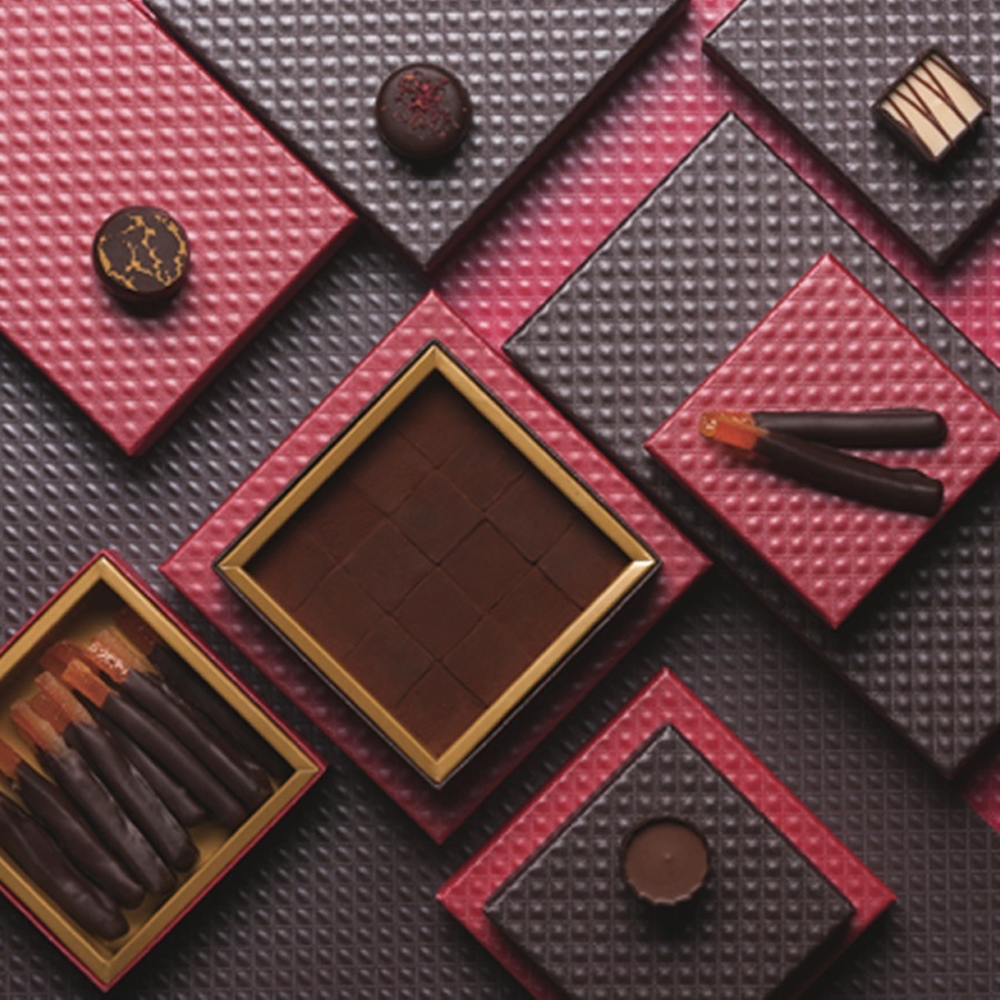 名入れ チョコ箱 ショコラケース（L）【1セット200個入】