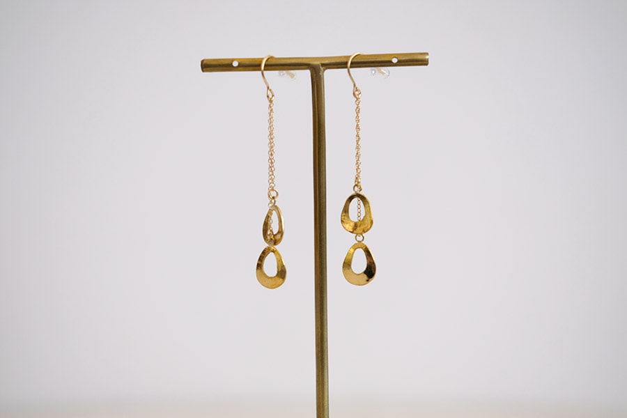 jouerhacu mini circle チェーンピアス