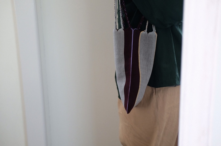 【hacu ATELIER2C　select】 MINI HAMMOCK　BAG　ASYMMETRY