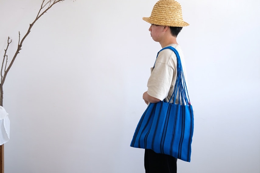 【hacu ATELIER2C　select】HAMMOCK　BAG　STRIPE