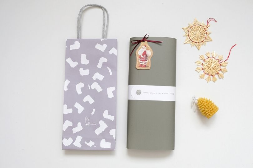 Xmasタグ ラッピングオプション+紙袋セット（資材のみも購入可）