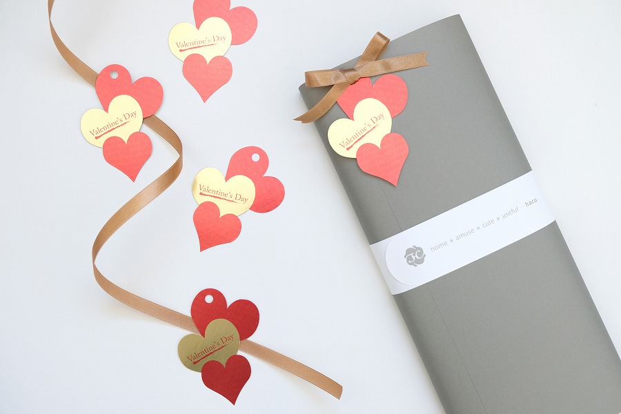 バレンタインデー ラッピングオプション+紙袋セット（資材のみも購入可）