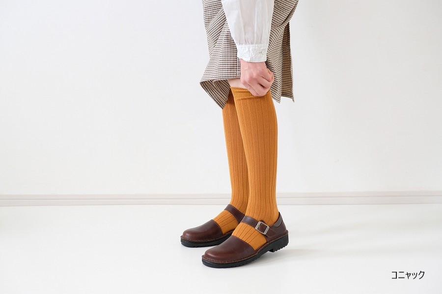 レーヨンシルクリブハイソックス（New Color） | high sox | 靴下のhacu