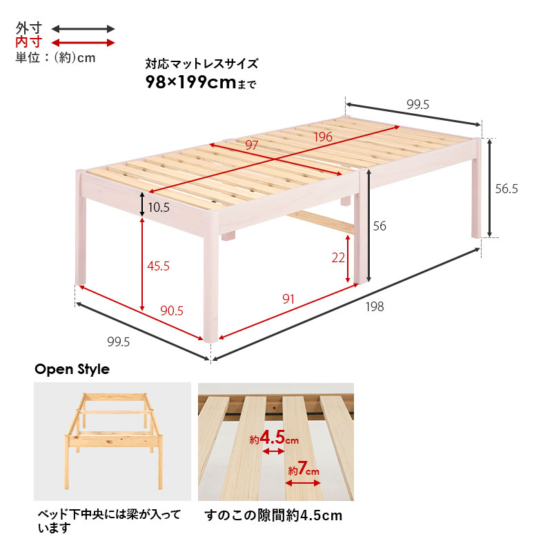 3ʬΩλ乩ס̵ͥ٥åɡNEJILESSۥͥ쥹 إåɥ쥹 ߥɥ Ѳٽ200kg (󥰥 Τ٥å ñΩ ޥåȥ쥹å ٥åɥե졼Τ ϥ 󥰥٥å ̹)