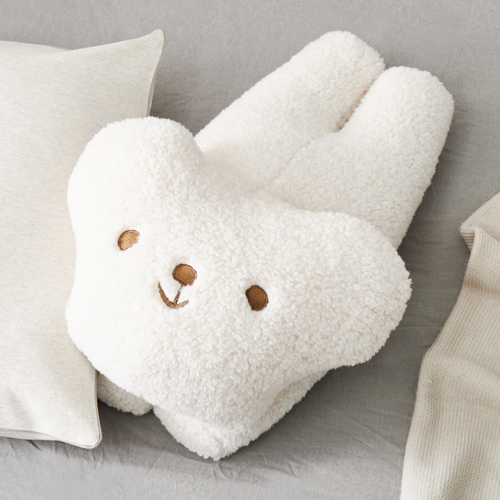 ソフティルくまのムークー ねそべり （くま ぬいぐるみ クッション