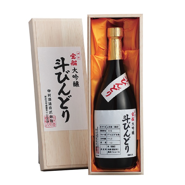 【GI萩指定銘柄／萩ギフト】中村酒造／宝船 大吟醸「斗びんどり」　720ml　