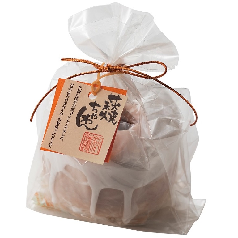 萩焼き。菓子入れ PO・YASHIRO／萩焼ちゃわんクーヘン ［箱入］ | 甘味／和菓子