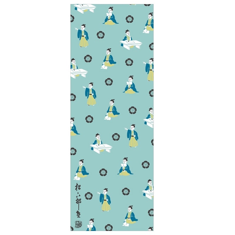 松陰のデフォルメ手拭