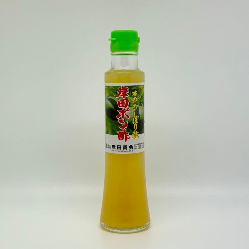 【搾酢】岸田商会／本だいだいしぼり酢　岸田ポン酢　200ml
