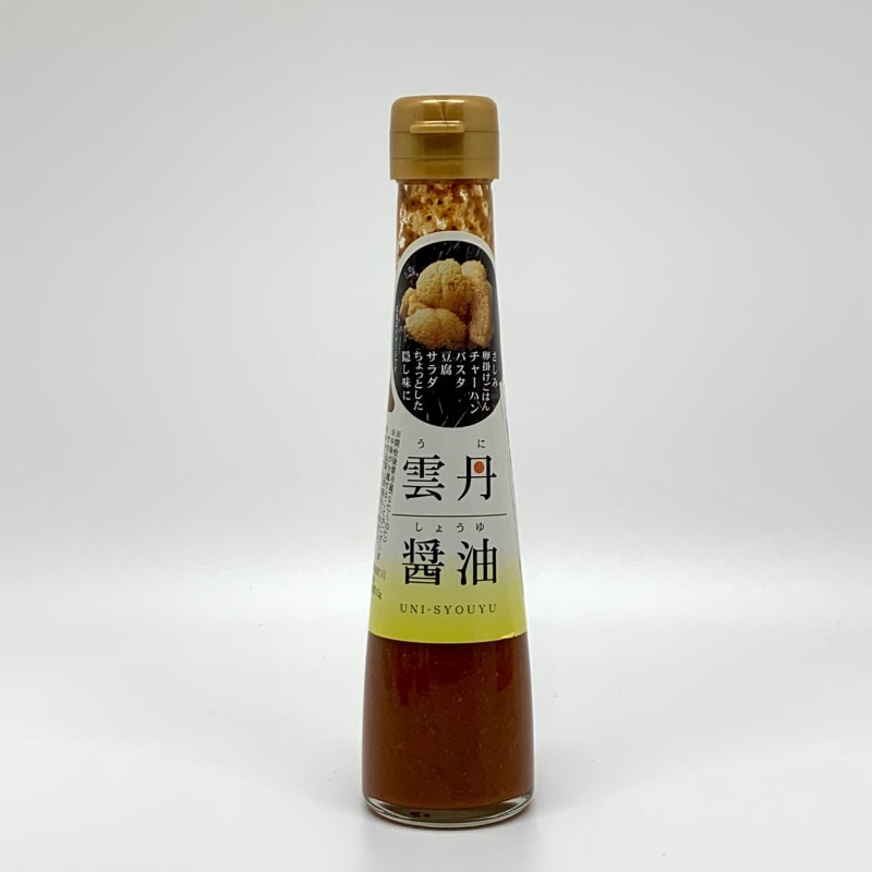 【醤油加工品】卵かけごはん・焼きおにぎりに！／雲丹醤油　120ml