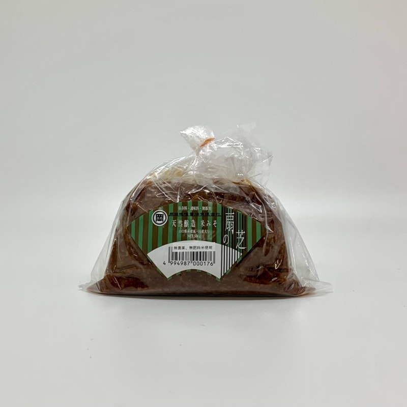 【味噌】岡田味噌醤油／扇の芝　500ｇ （冷蔵便配送商品）