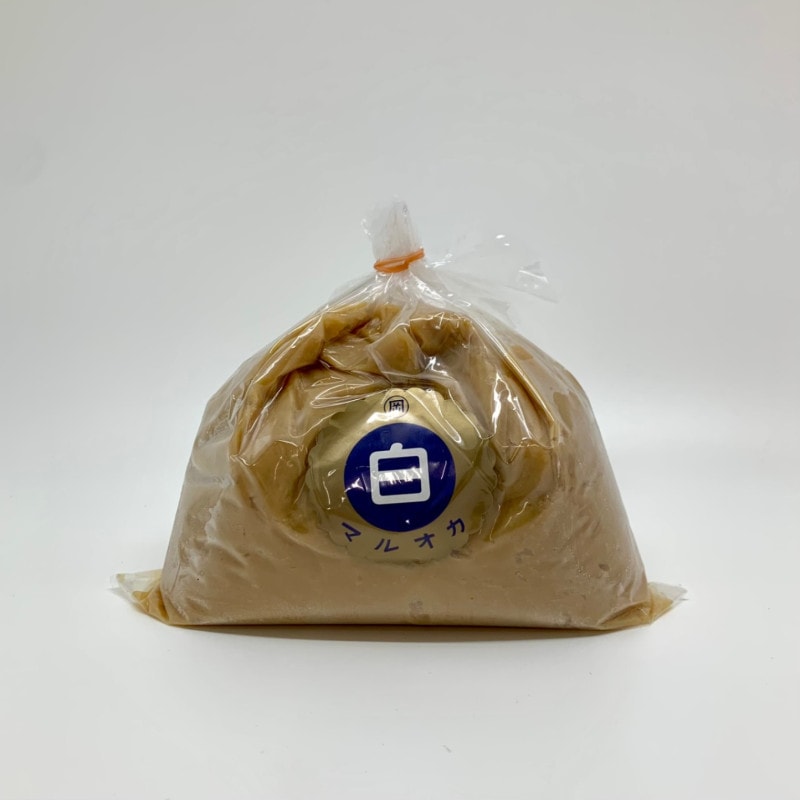 【味噌】岡田味噌醤油／白みそ（米味噌）　1㎏ 　（冷蔵便配送商品）