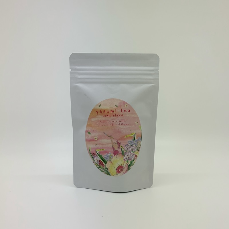 【棚田の花段ハーブ使用】yasumirelax／ヤスミティーピンクブレンド　5包入り