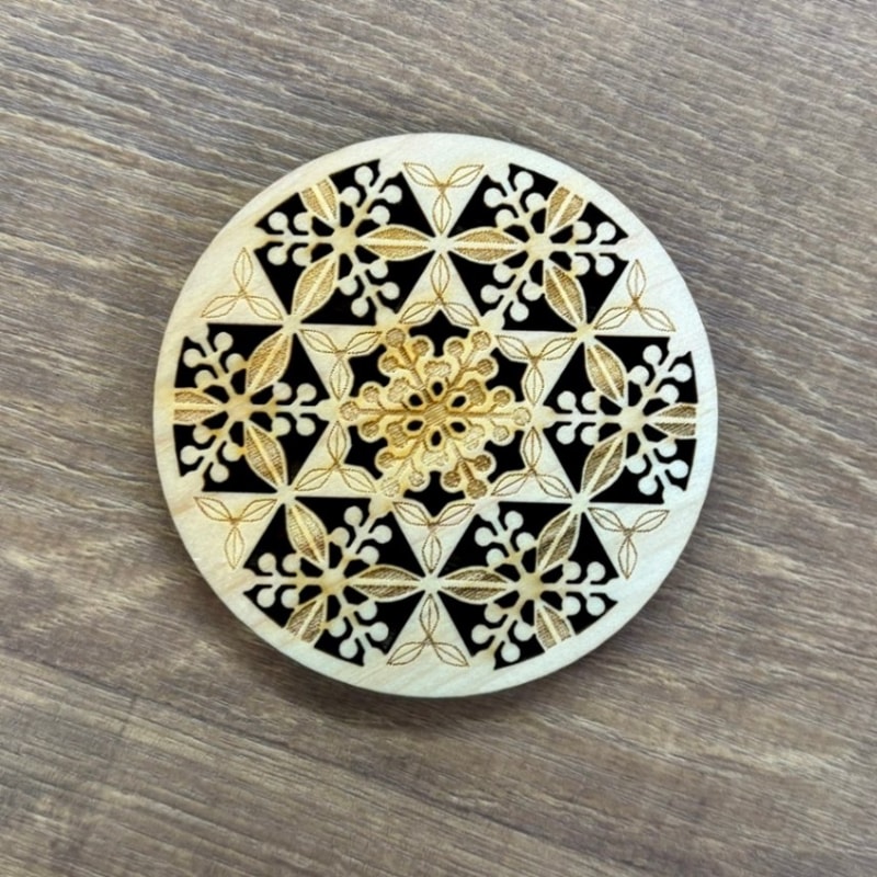 【メール便専用】萩情緒コースター 第五景　南天