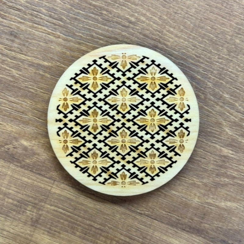 【メール便専用】伝統文様コースター 大内菱