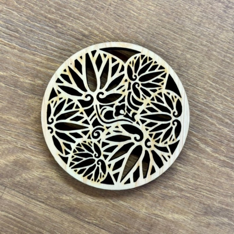 【メール便専用】伝統文様コースター 葵