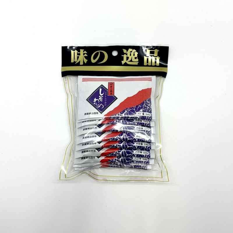 【定番商品！ご飯のお供】萩・井上商店／しそわかめ　ミニ（10食）