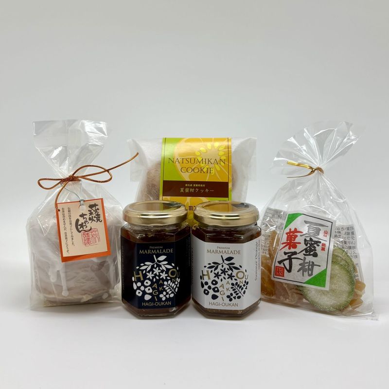 【萩往還ギフトシリーズ】萩焼×夏蜜柑Sweetsセット