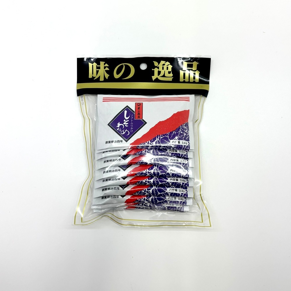 【定番商品！ご飯のお供】萩・井上商店／しそわかめ　ミニ（10食）