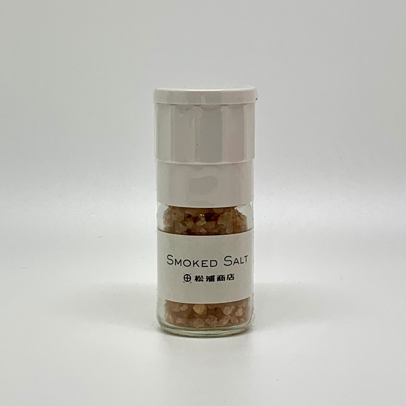 【塩】松浦商店／ＳＭＯＫＥＤ　ＳＡＬＴ　燻製塩　ミル付50ｇ