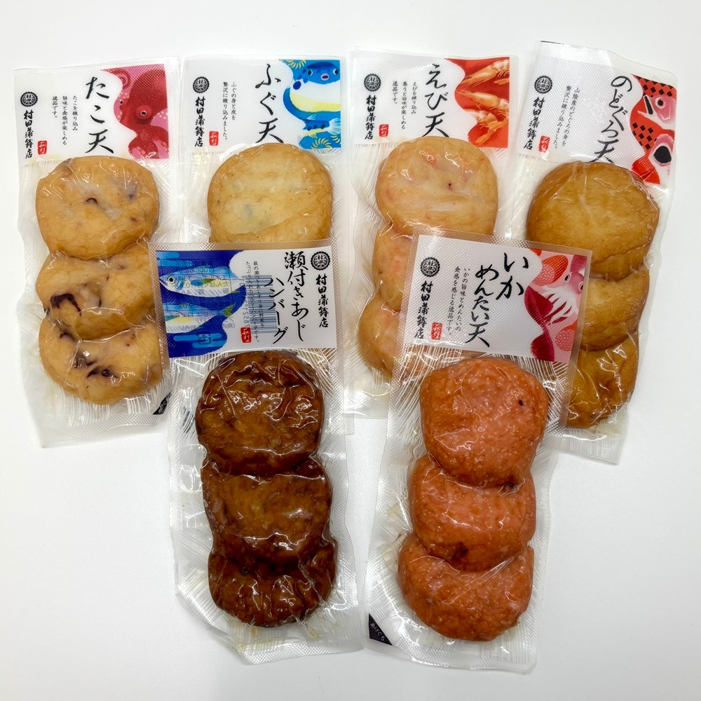 村田蒲鉾店／たこ天 3枚入 （冷蔵） | 全商品一覧 | | 道の駅萩往還