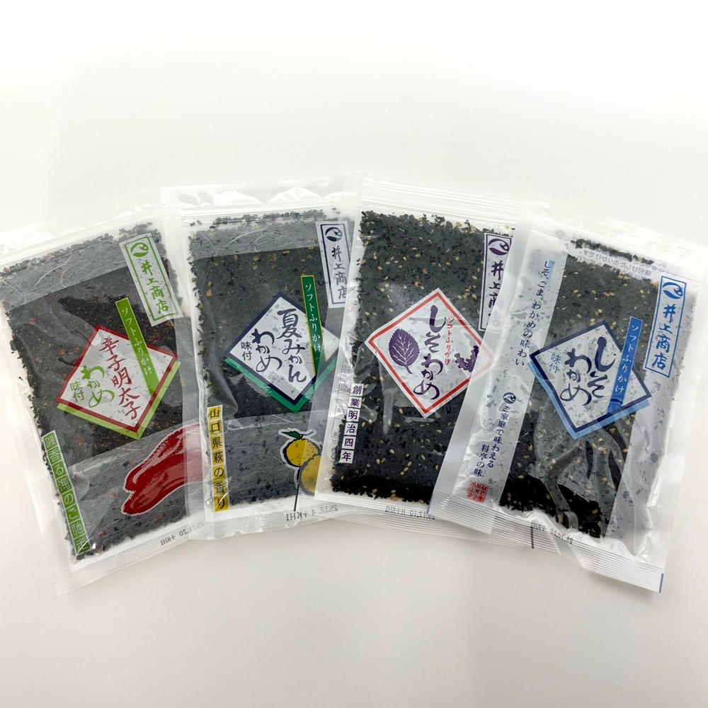 萩名産夏蜜柑】萩・井上商店／夏みかんわかめ 70g | しそわかめ／萩