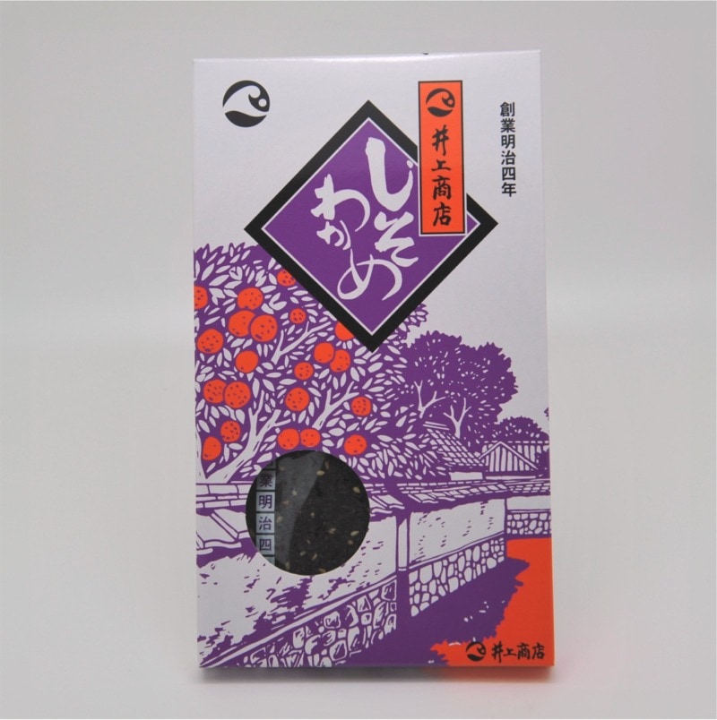 ギフト対応OK！【プチギフトに最適！】萩・井上商店／しそわかめ　70ｇ(紙箱入）