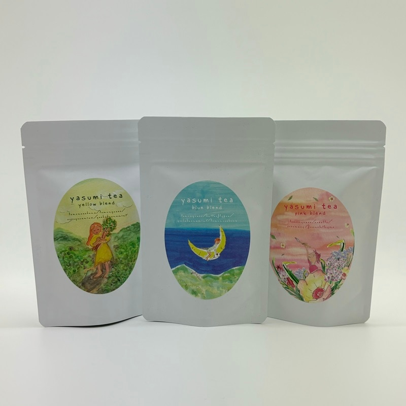 【棚田の花段ハーブ使用】yasumirelax／ヤスミティーイエローブレンド　5包入り