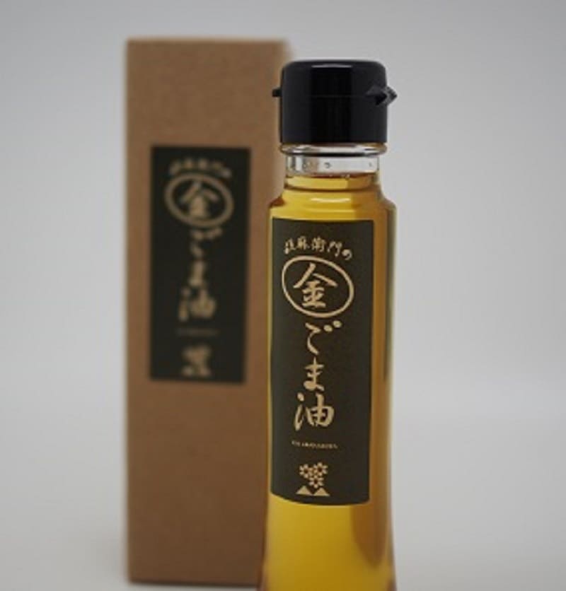 【萩で搾ったごま油】胡麻衛門／金ごま油　95ｇ
