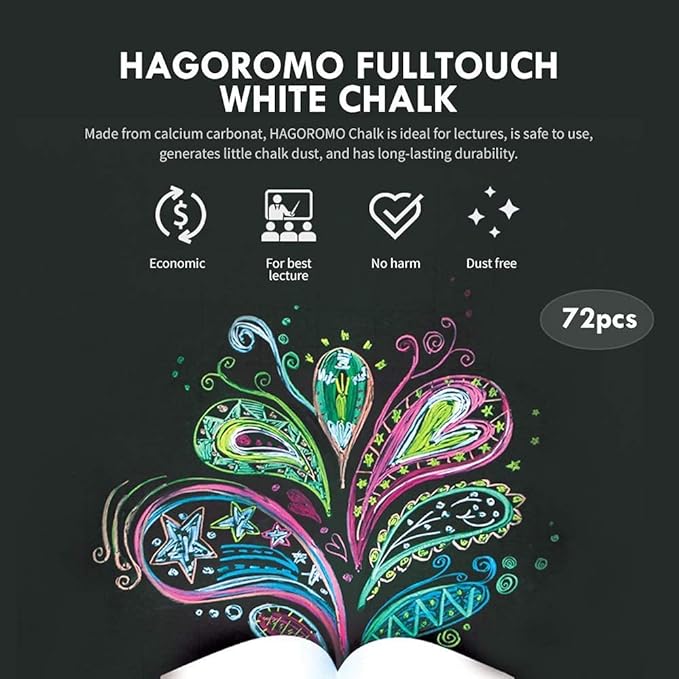 HAGOROMO】フルタッチチョークFulltouch Chalk 72本入