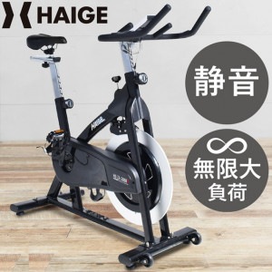 静音 小型 スピンバイク メーター付き(カロリー 距離 速度 時間)/HG