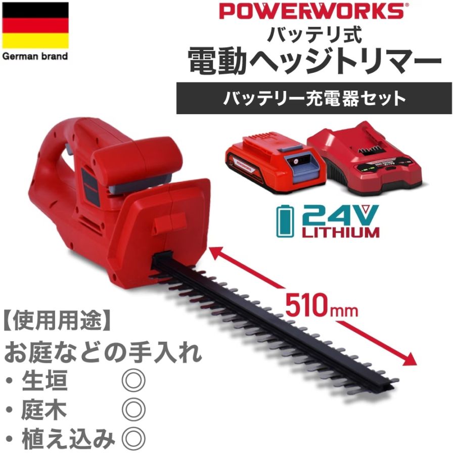 充電式電動ヘッジトリマー バッテリーセット HTM301P