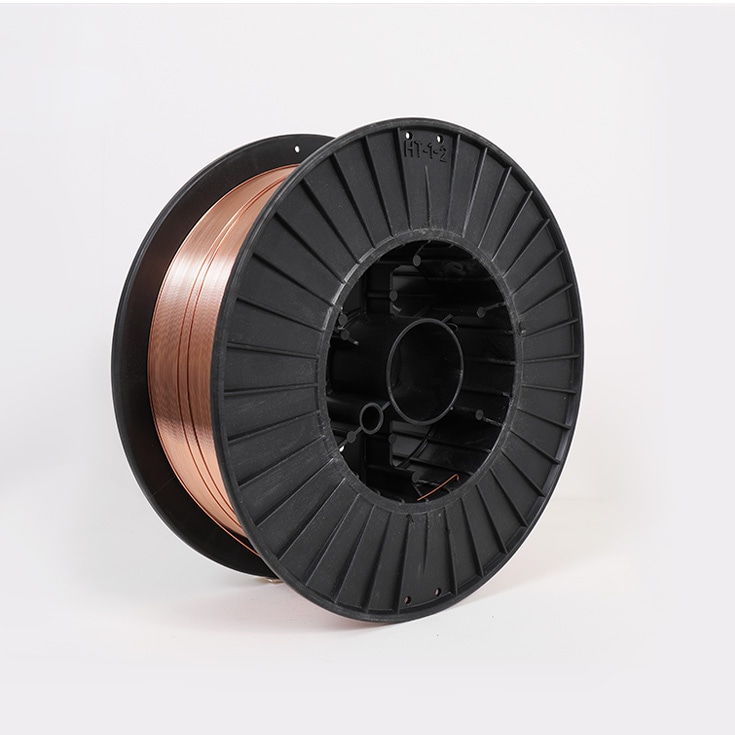 MIG/MAG用スチールソリッドワイヤ(ER-70S-6) HG-WD-08 ワイヤ径1mm×15kg リール径270mm 溶接ワイヤ 溶接棒 溶接 溶接機 溶接機械