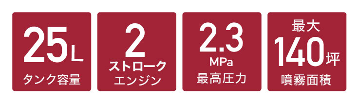エンジン噴霧器 HG-2PS2625