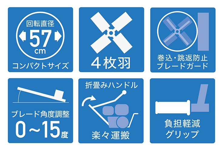 エンジン式パワートロウェル ディスク付き HG-S60