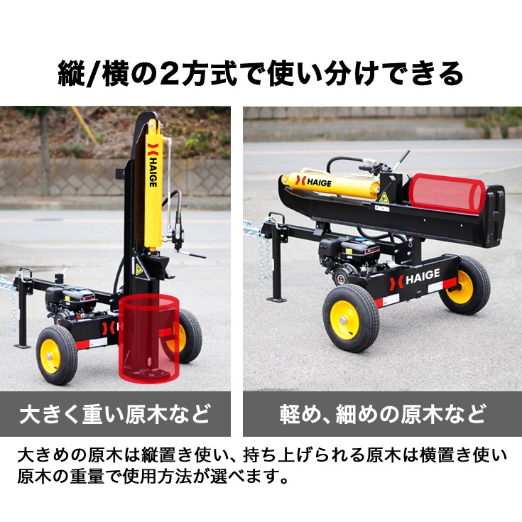 薪割り機 完成品 HG-MKWR37T