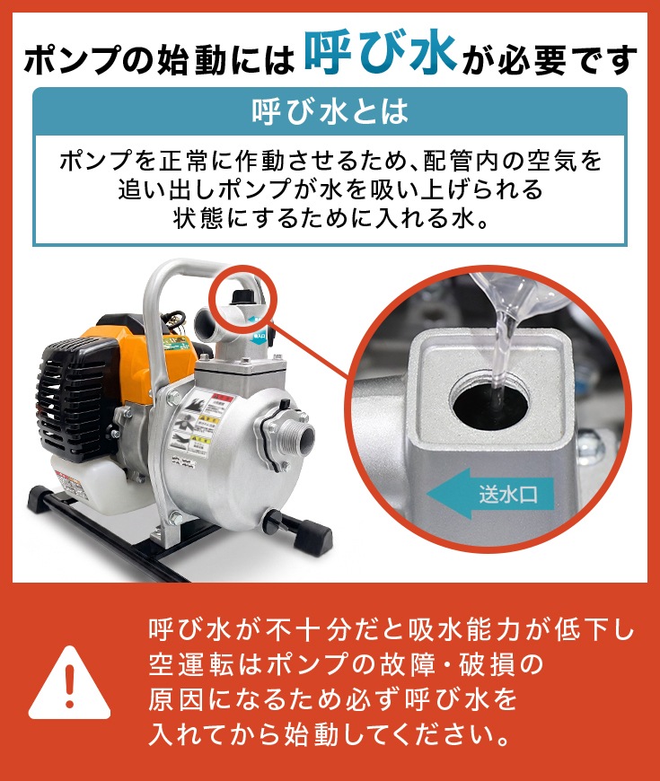 エンジン式水ポンプ HG-DP25T