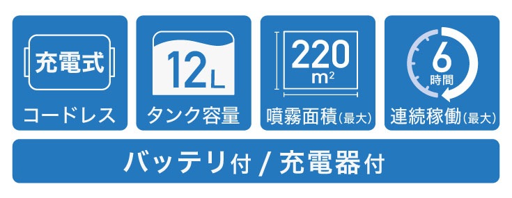 電動噴霧器 HG-KBS12L